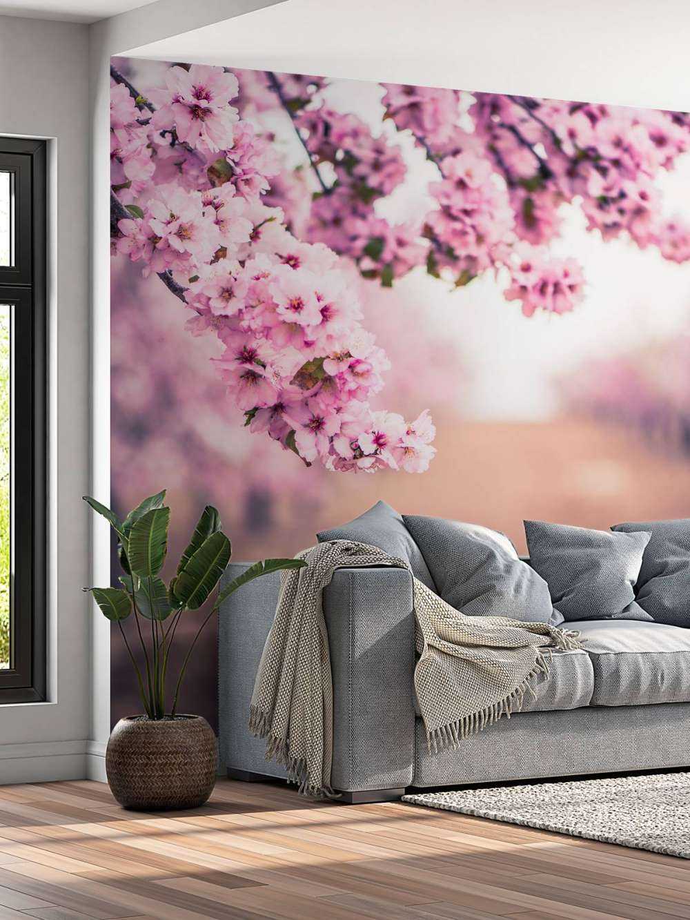Lilla japanske blomster