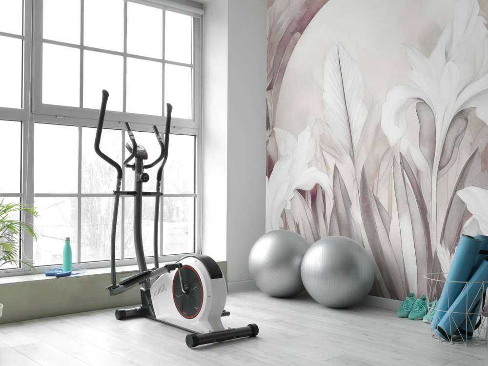 Iris ved soloppgang oransje