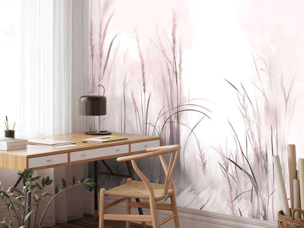 Naturstemning dempet rosa