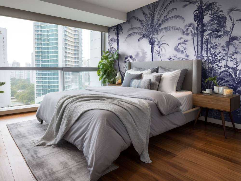 Romantiske tropiske lilla