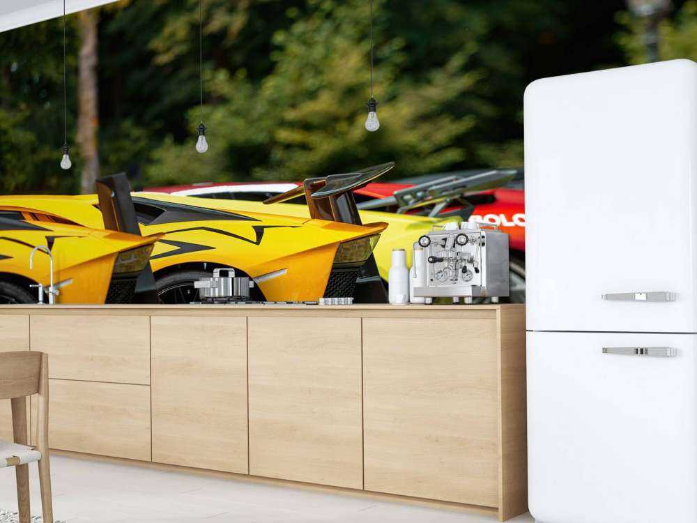 Superbil samling i natur