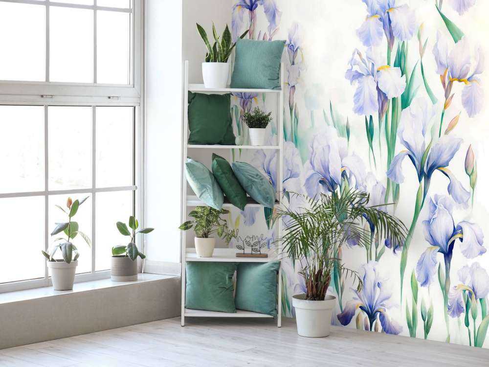 Irisene danser sømløs pastell