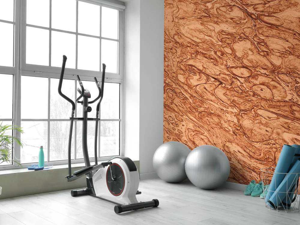 Smeltet kobberbakgrunn