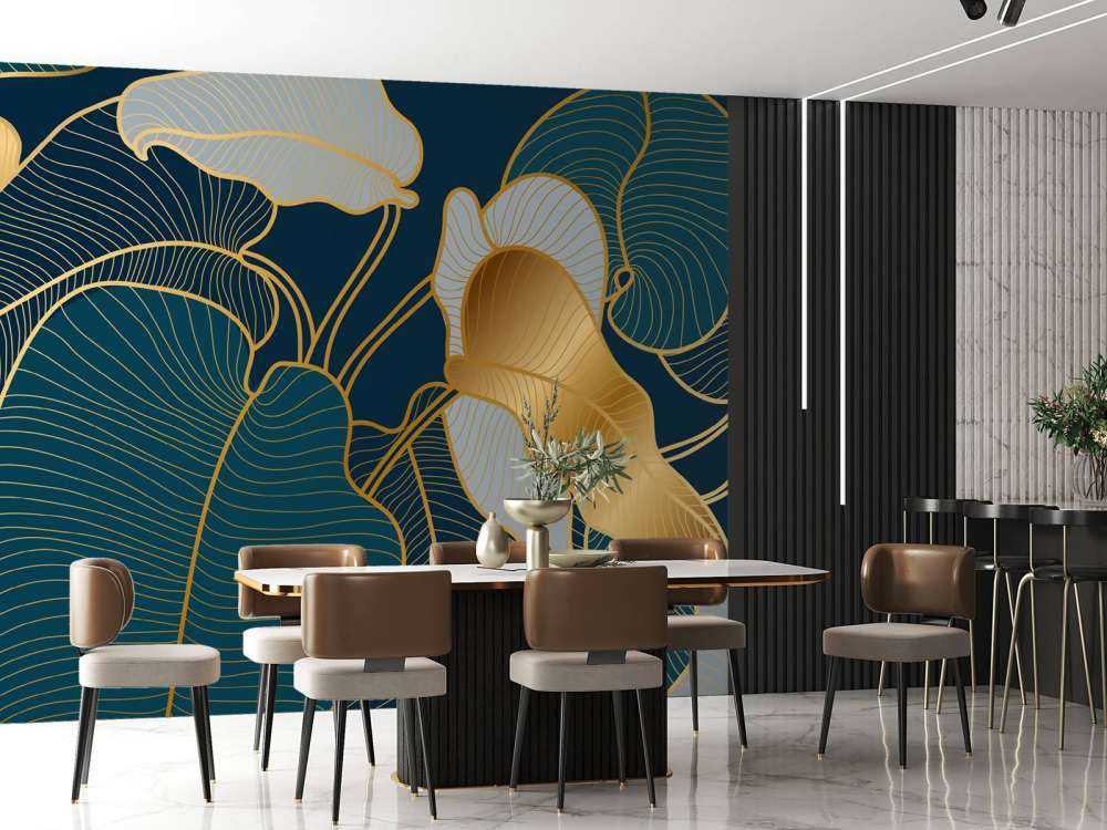 Luksuriøs gull Art Deco