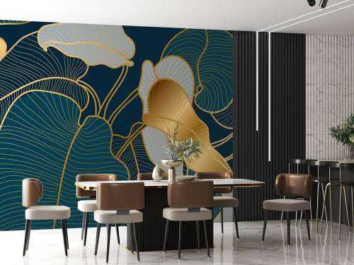 Luksuriøs gull Art Deco