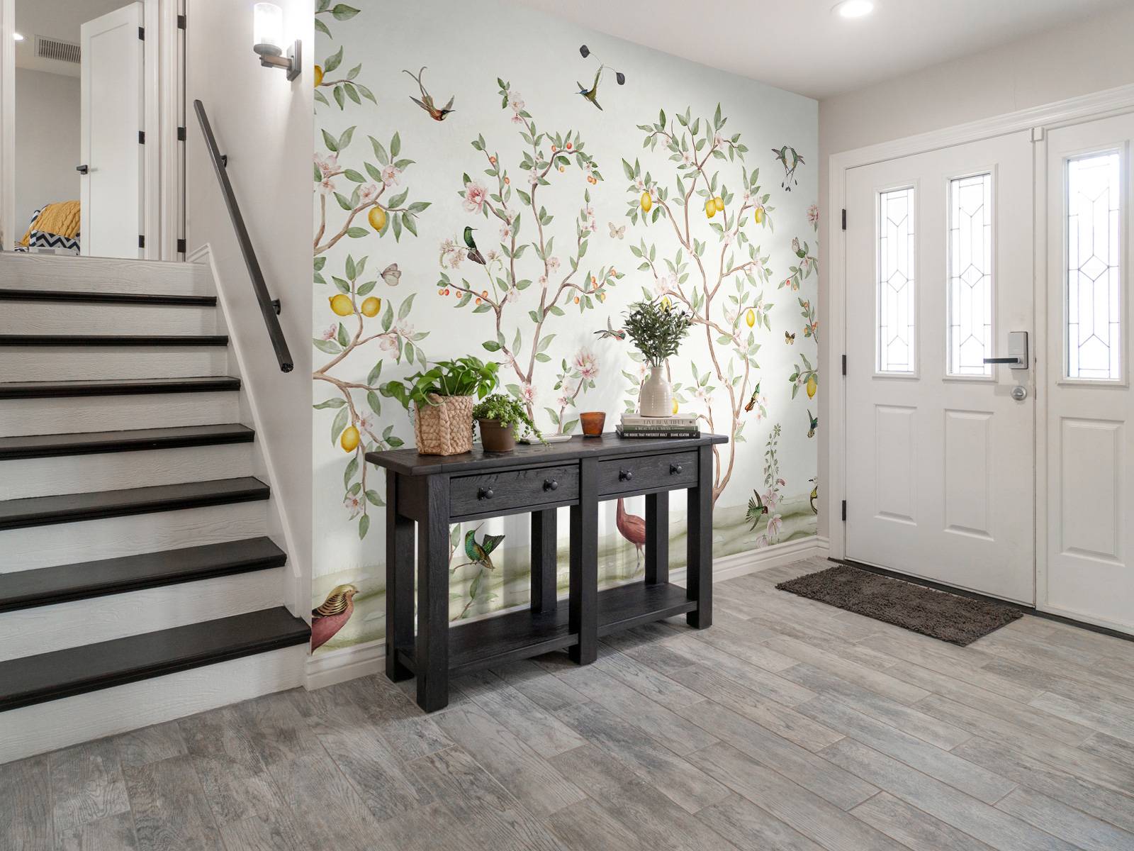 Lemon Tree Chinoiserie - White