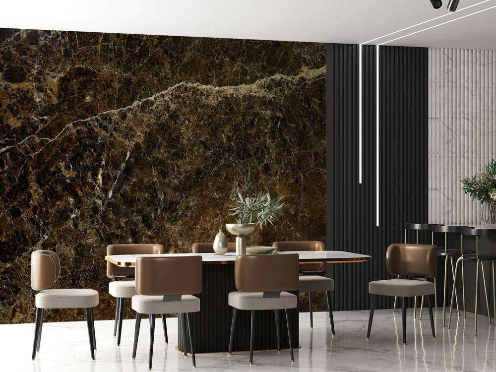 Marmor med gullstruktur