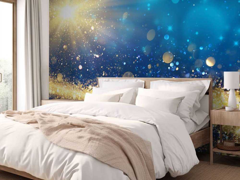 Stjerne i glitrende natt