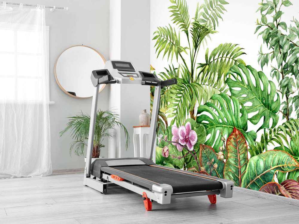 Akvarell tropiske planter