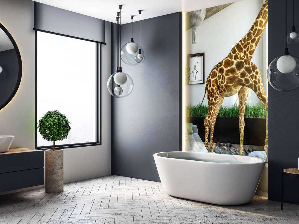 Giraffe hjemme
