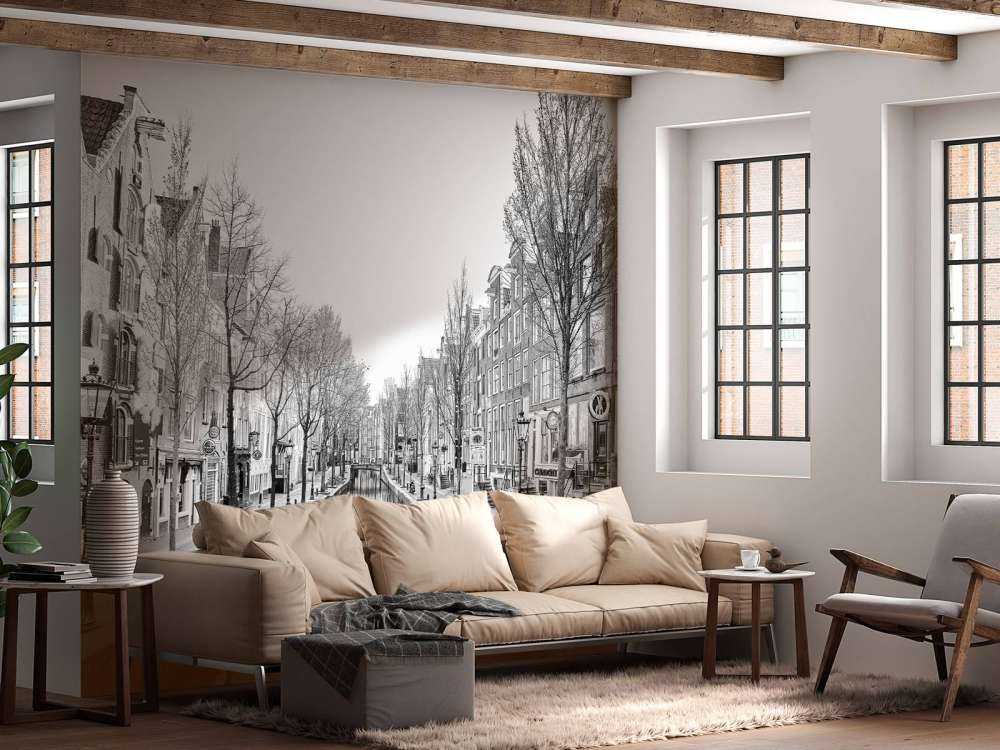 Amsterdam i svart og hvitt