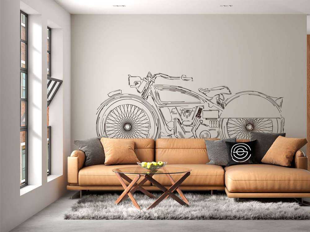 Signert vintage motor