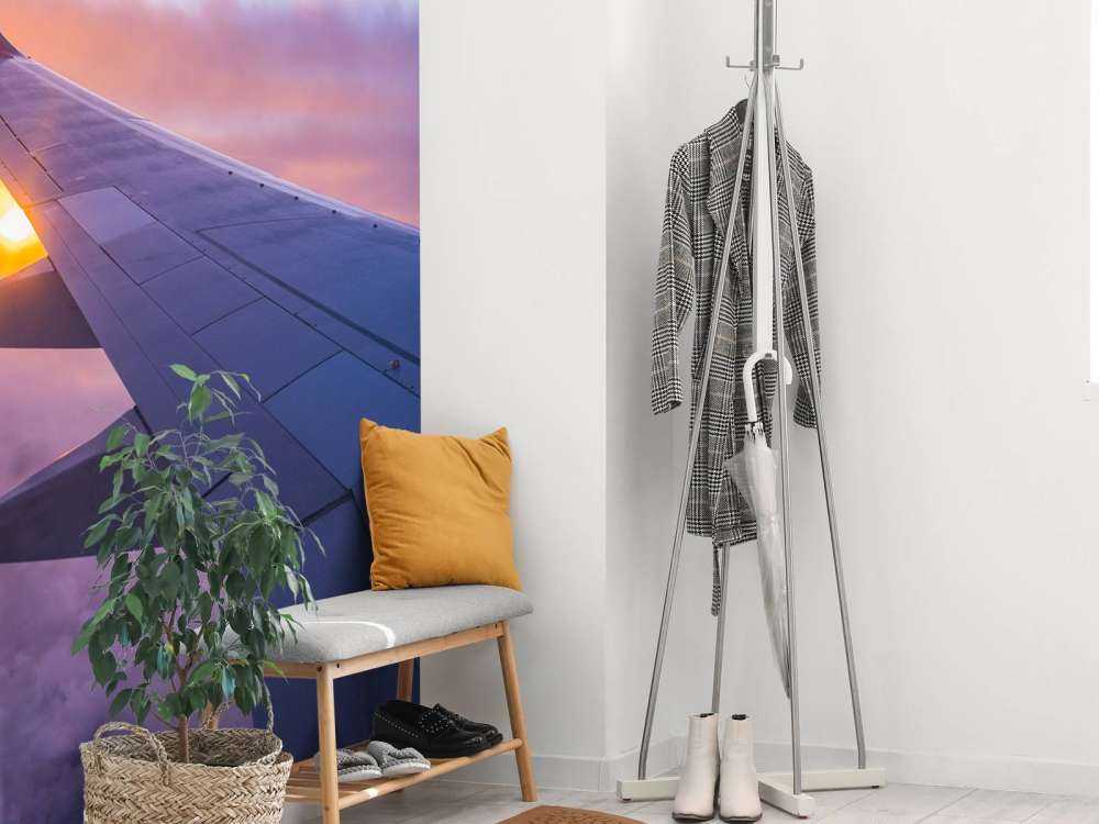 Flygende vinge i skyene