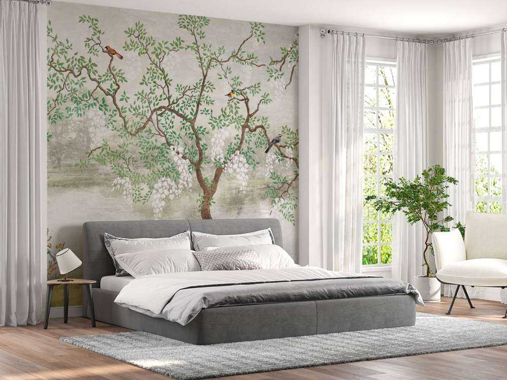 Vintagemalt landskap