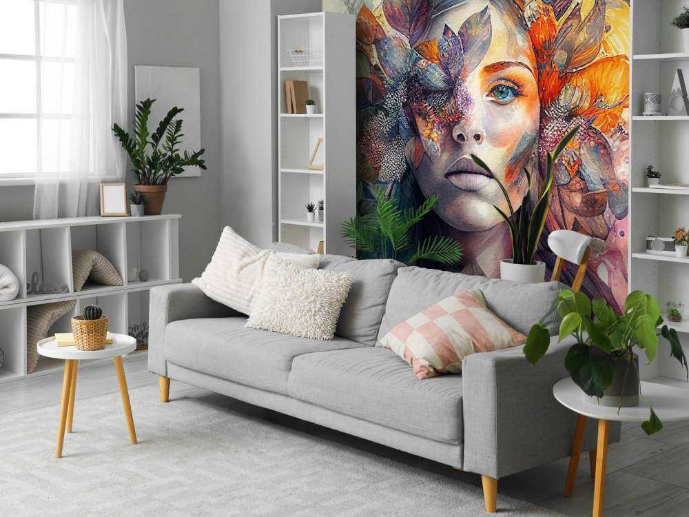 Watercolor Tropical Woman #3