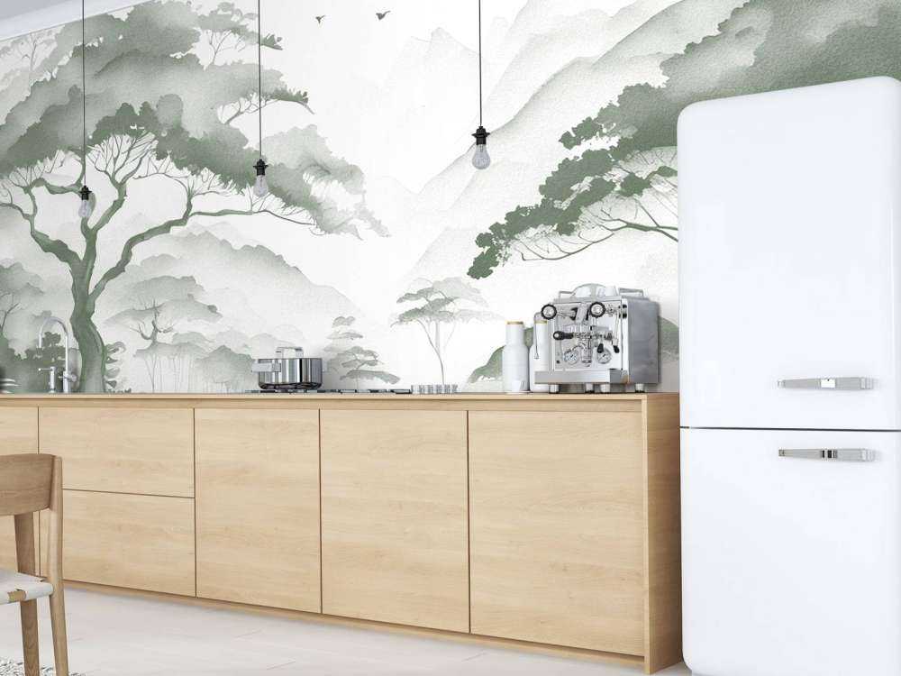 Tåkete Fjelldal, grønn