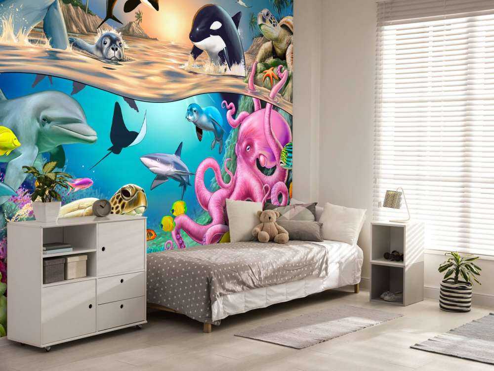 Under and over the sea