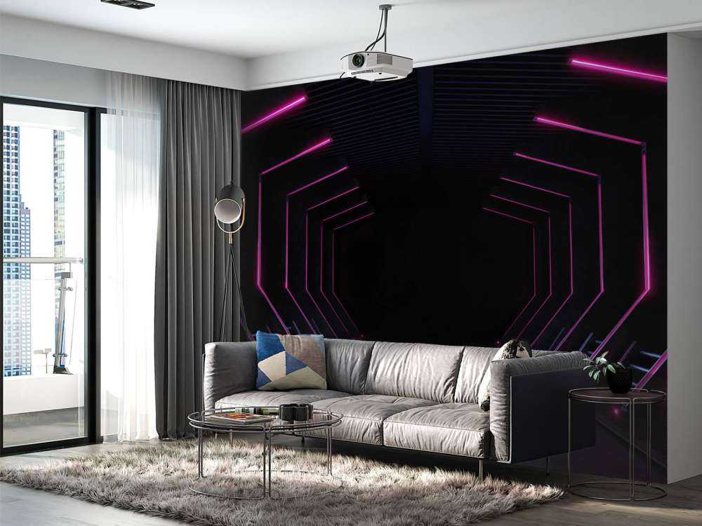 Ljusstark 3D-hall