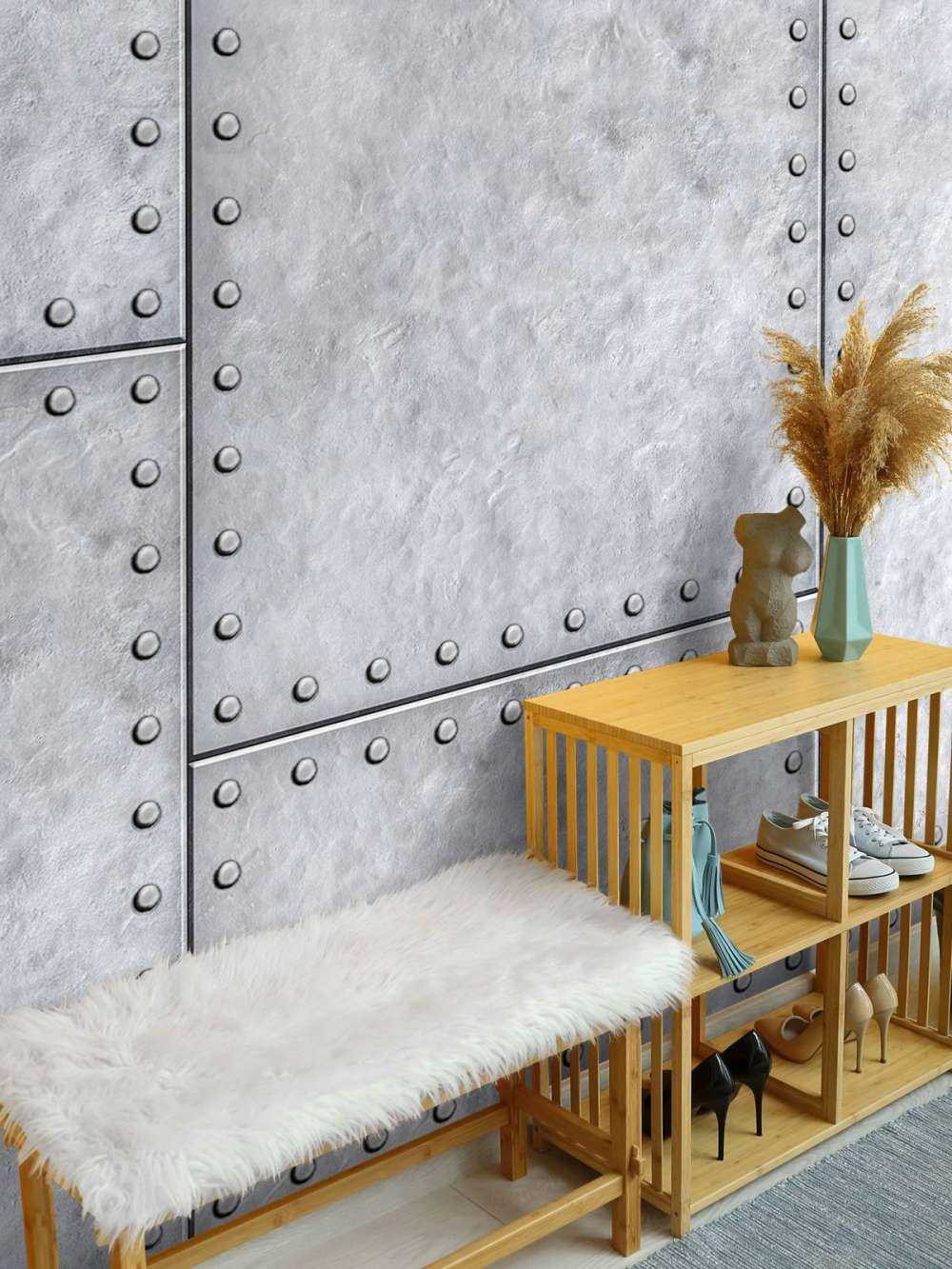 Pansrad metallplatta