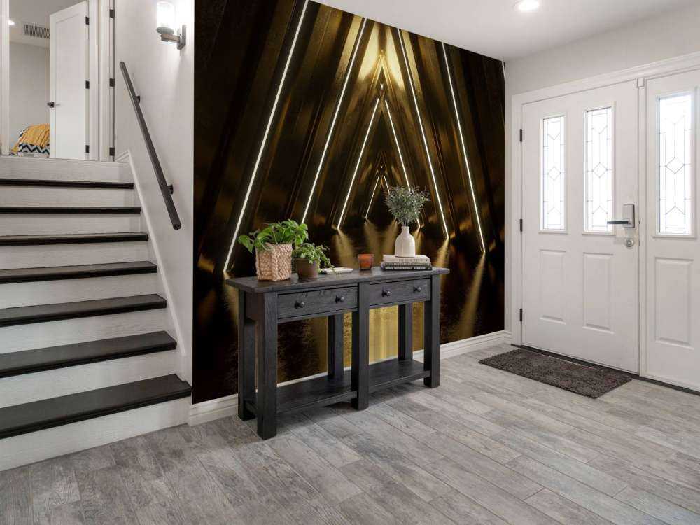 Mörk gyllene tunnel