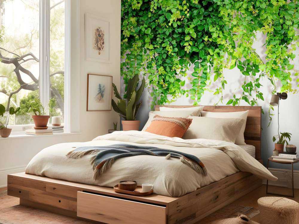 Gröna hängande grenar