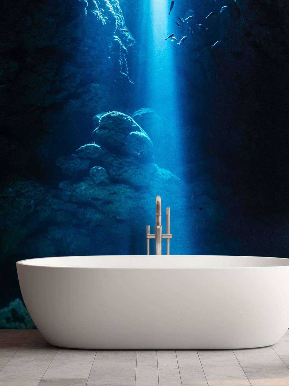 Ljus i en grotta