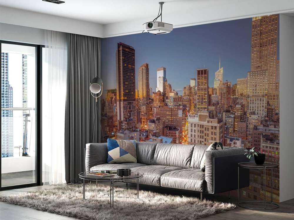 New York på kvällen