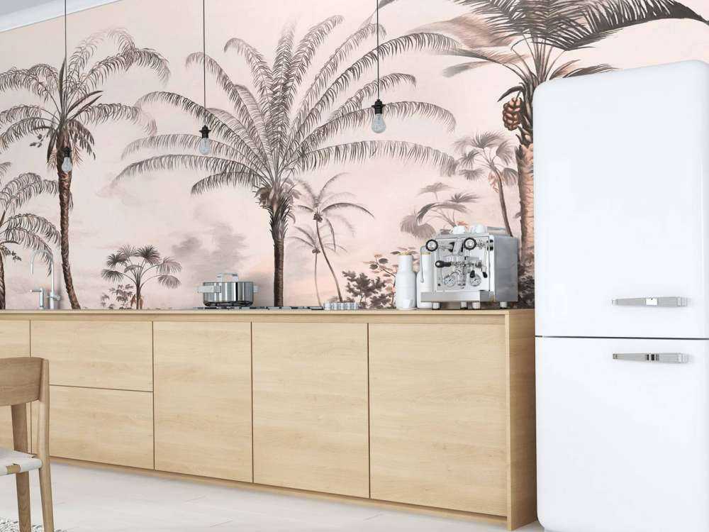 Romantiska tropiker svarta