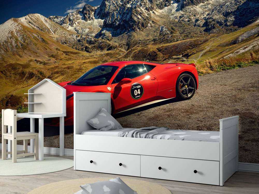 Ferrari 458 med alptopparna