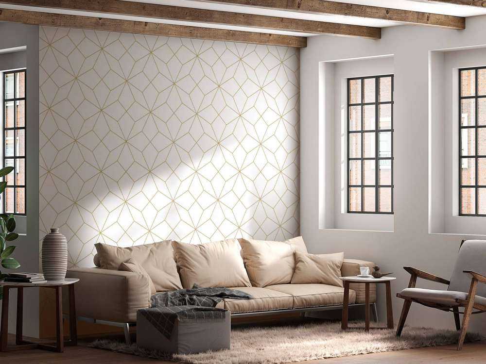 Abstrakta gyllene linjer