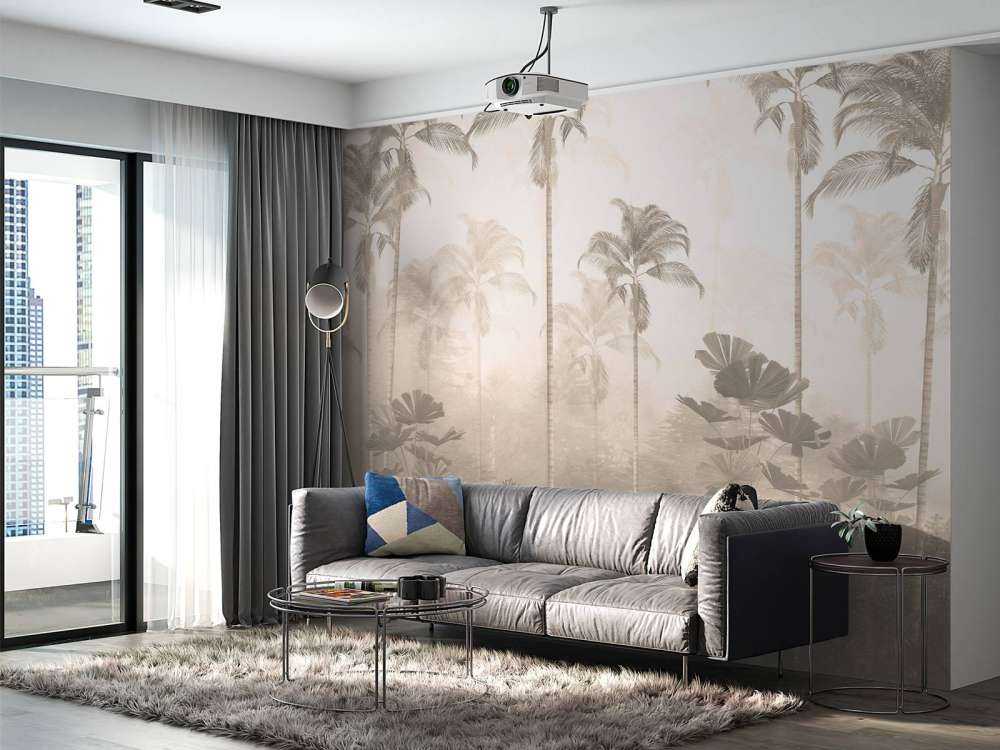 Sepia Tropisk Stillhet