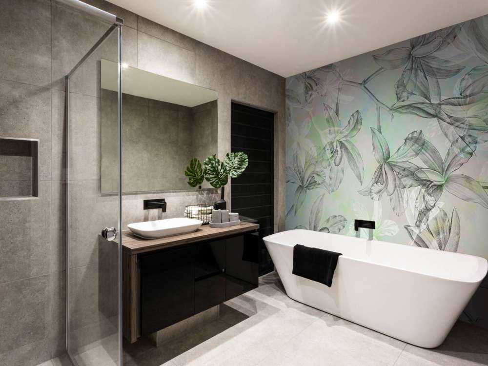 Vattenfärg Orkidé Harmoni