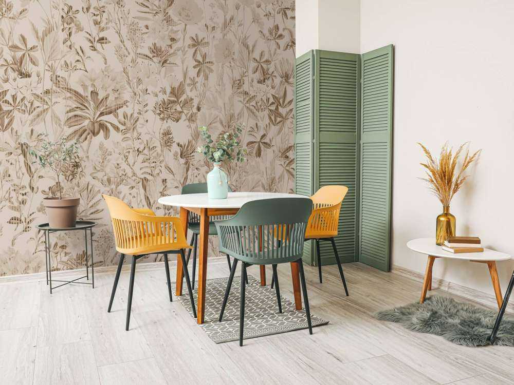 Trädgård Gerbarium Sepia Ljus