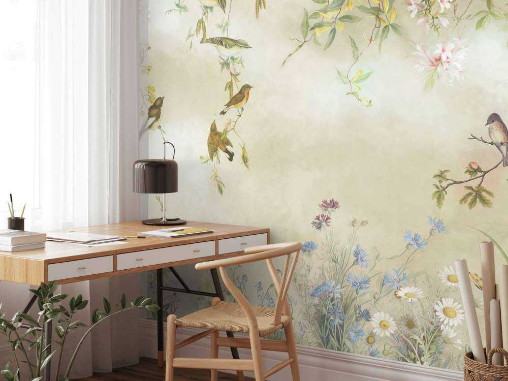 Viskande ängfåglar