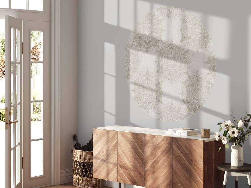 Magisk mandala från Marrakesh - beige