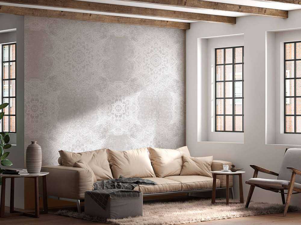 Ibiza vintage mandala_neutral grå