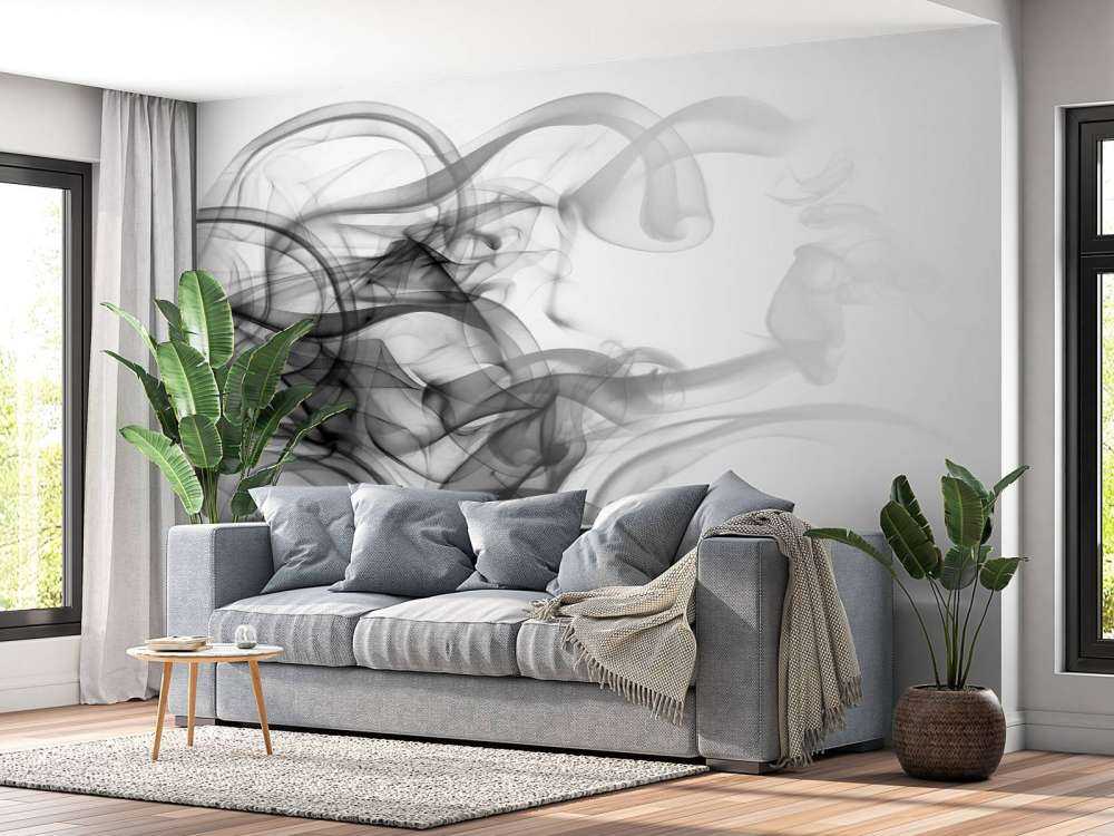 Huvud bildat av rök