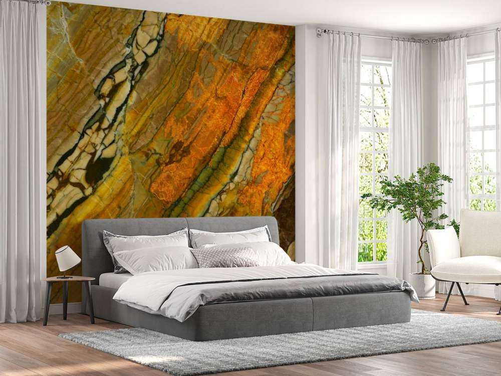 Marmor med mosaikstruktur