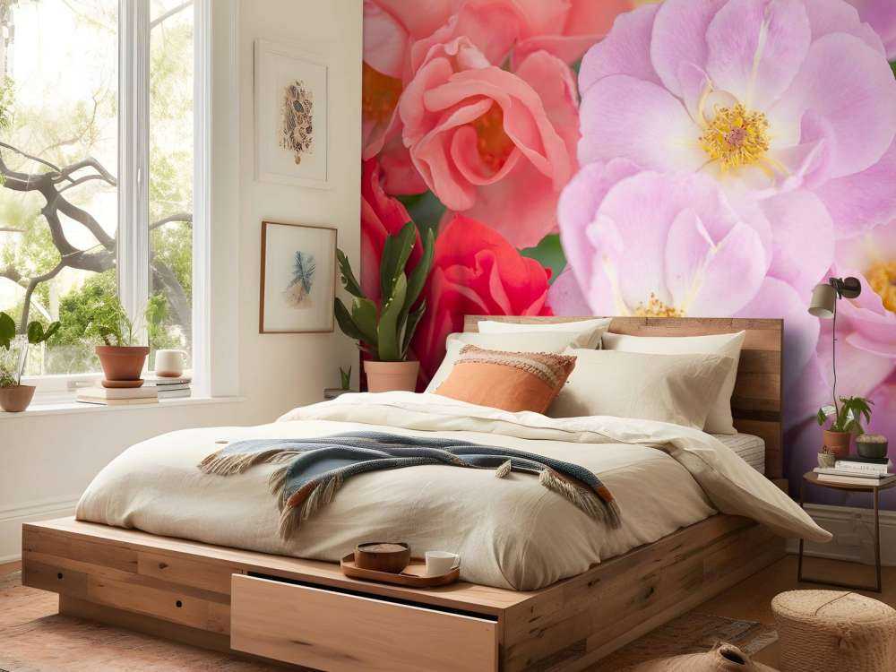 Färgglada blommor