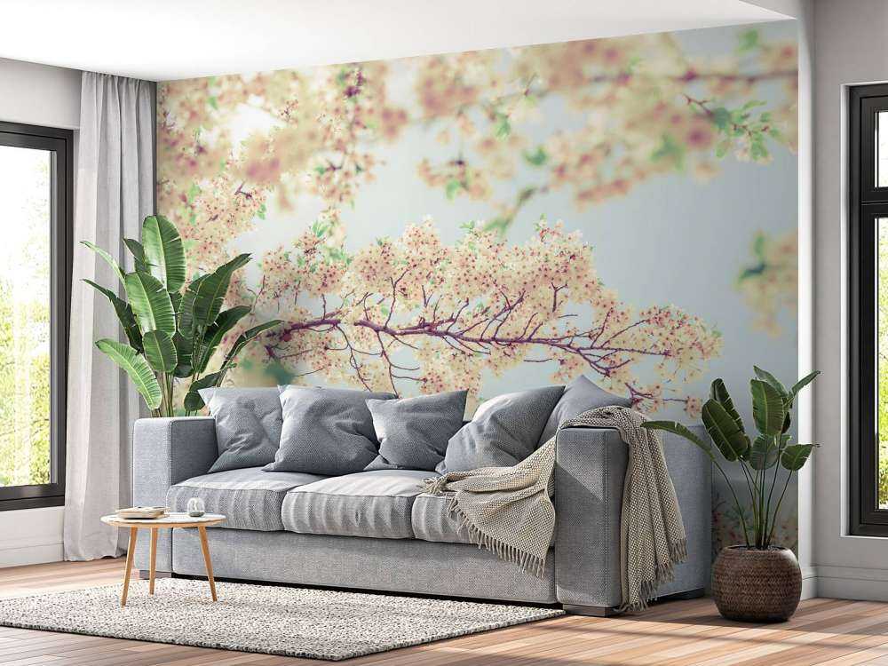 Blomblommor med vintage-look