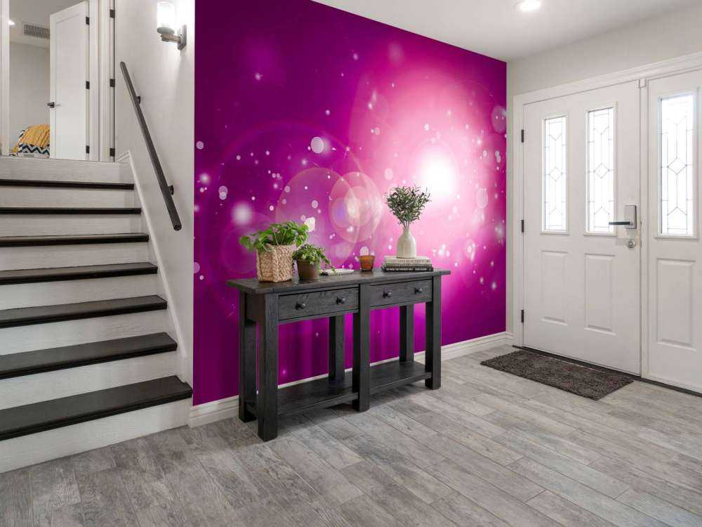 Rosa glitter ljus