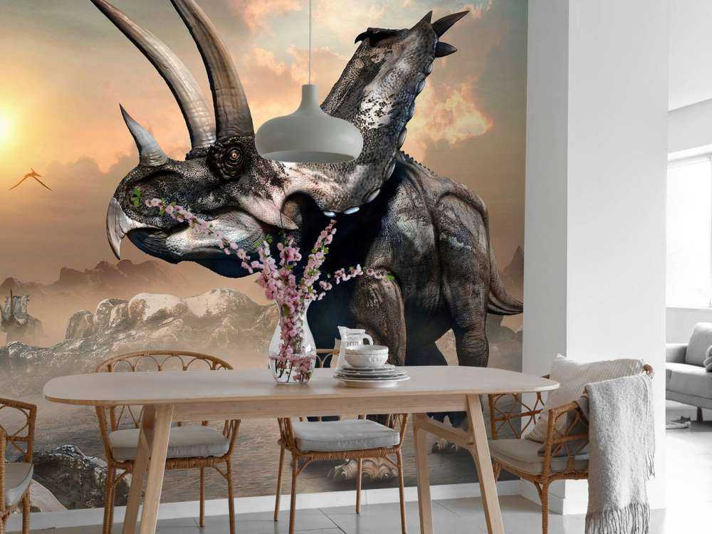 Dinosaurier i morgondimman