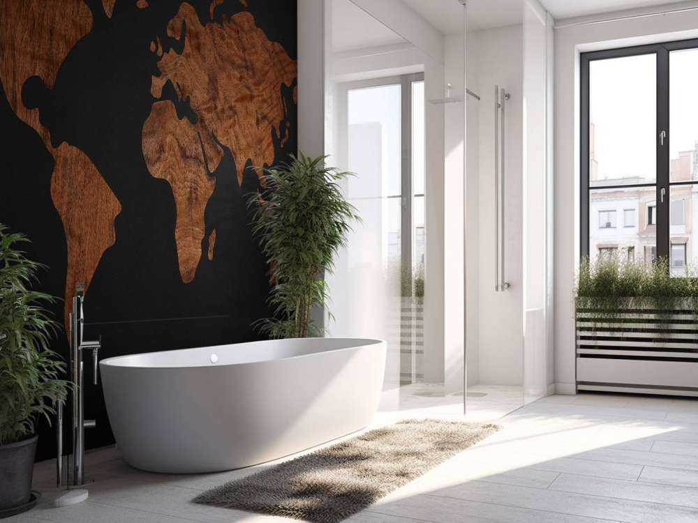 Verdenskort med træfiner