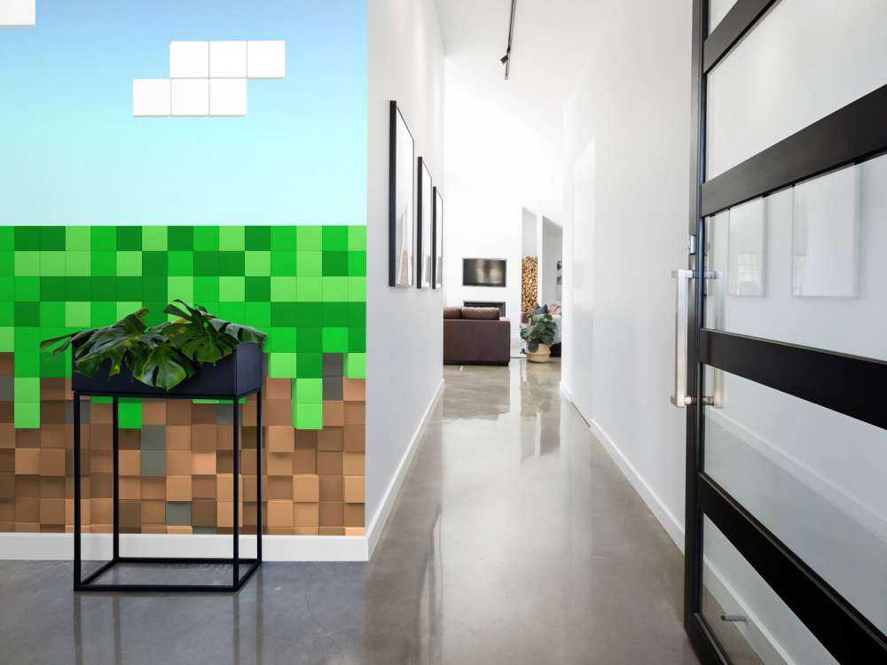 Minecraft landskab