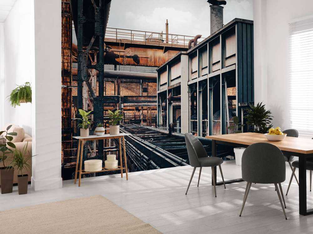 Skinner på et gammelt anlæg