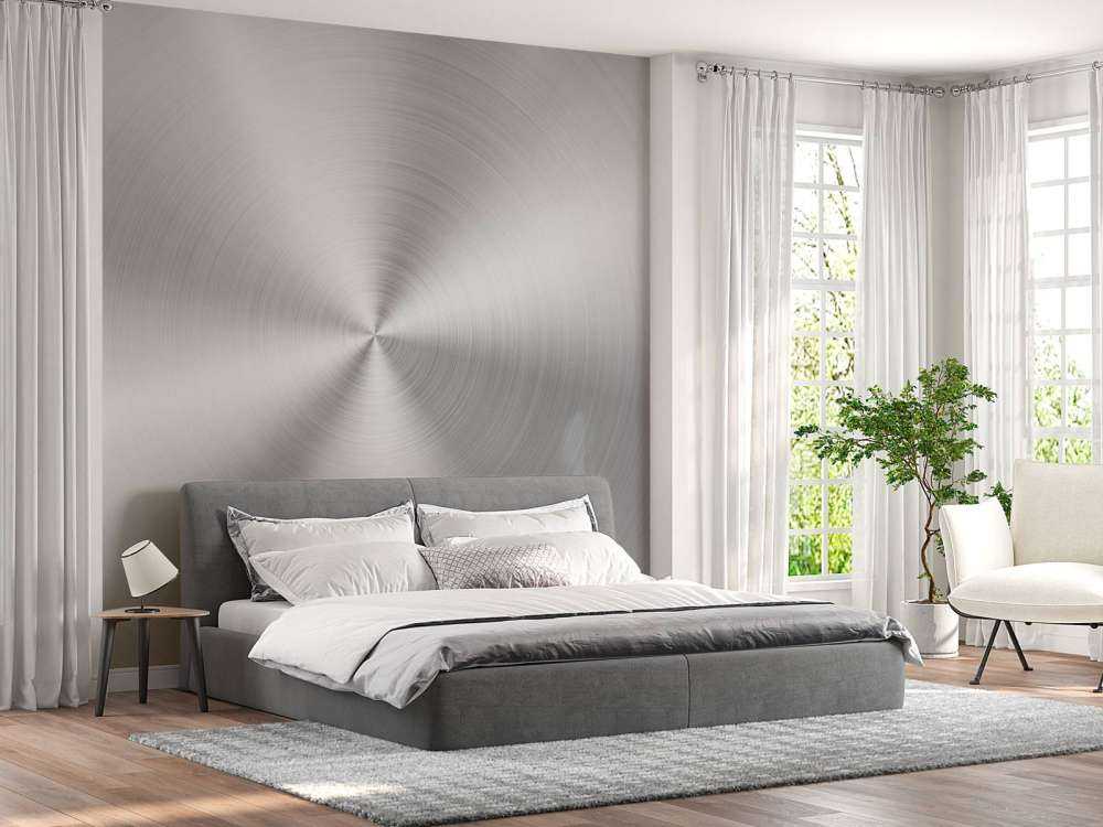 Radial metalstruktur