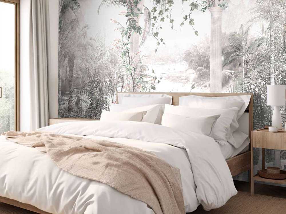 Tropiske træer og blade