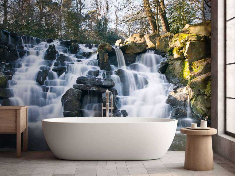 Vandfald om vinteren