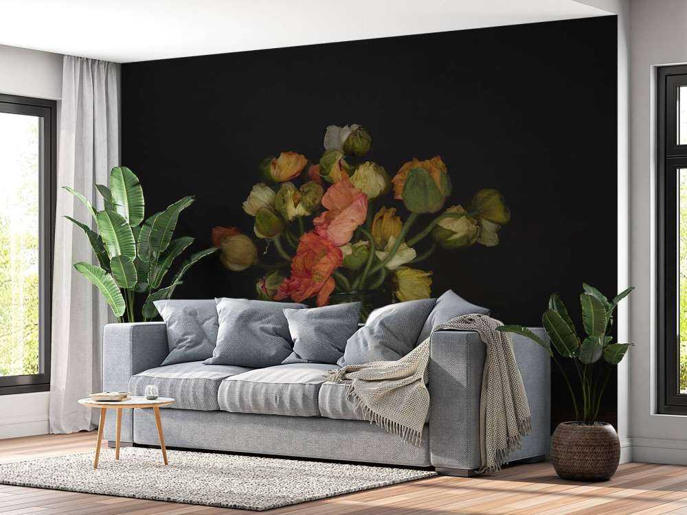 Malerisk blomsterbuket