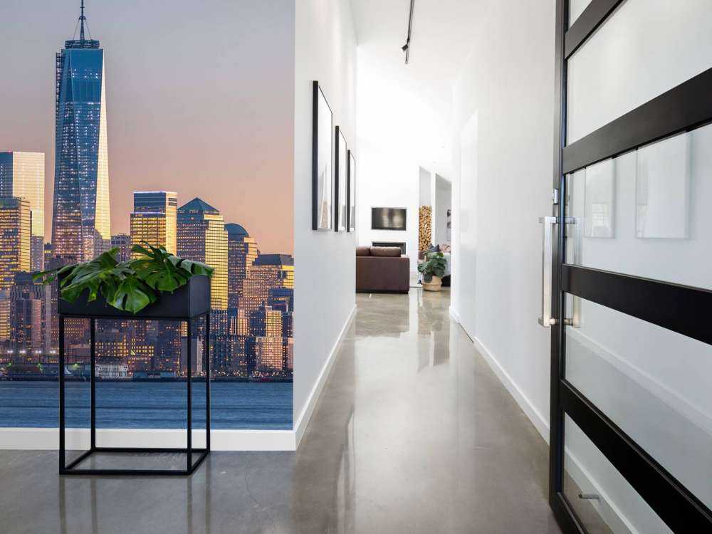 Solnedgang i New York